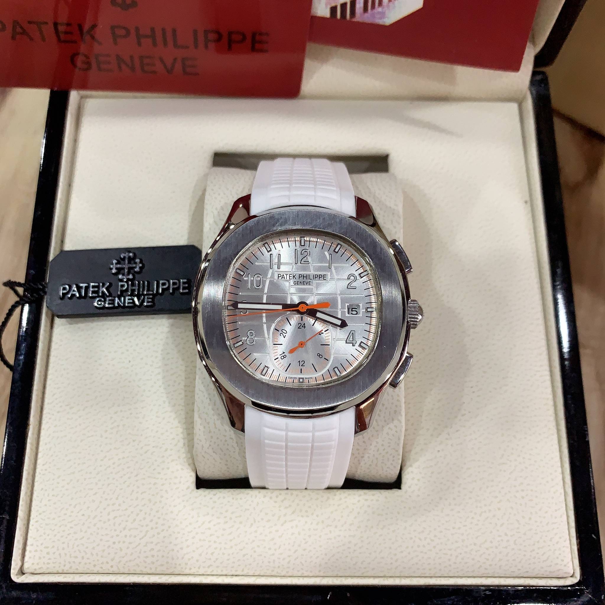 นาฬิกา Patek Philippe Aquanaut Mirror Swiss สายขาว