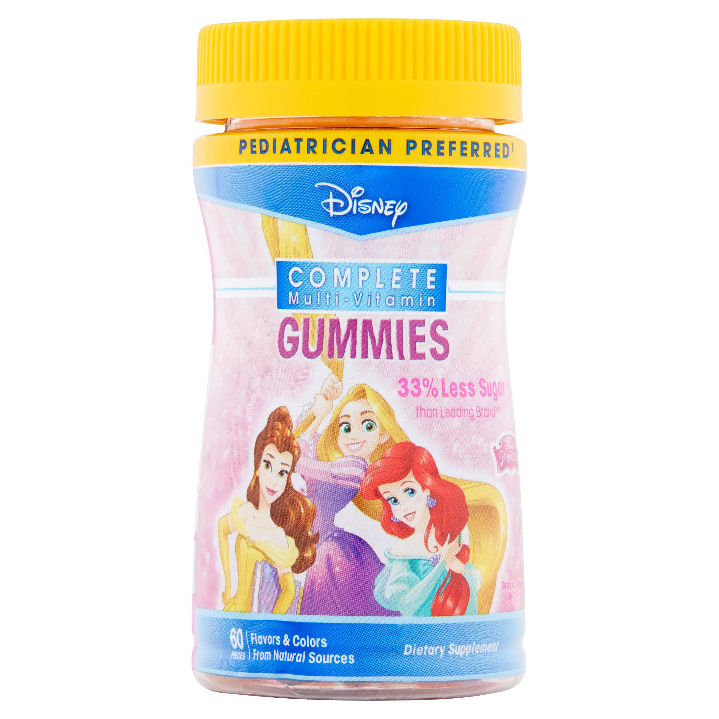 วิตามินรวมชนิดเคี้ยวหนึบสำหรับเด็ก NatureSmart Disney Princess Complete Multi-Vitamin Gummies