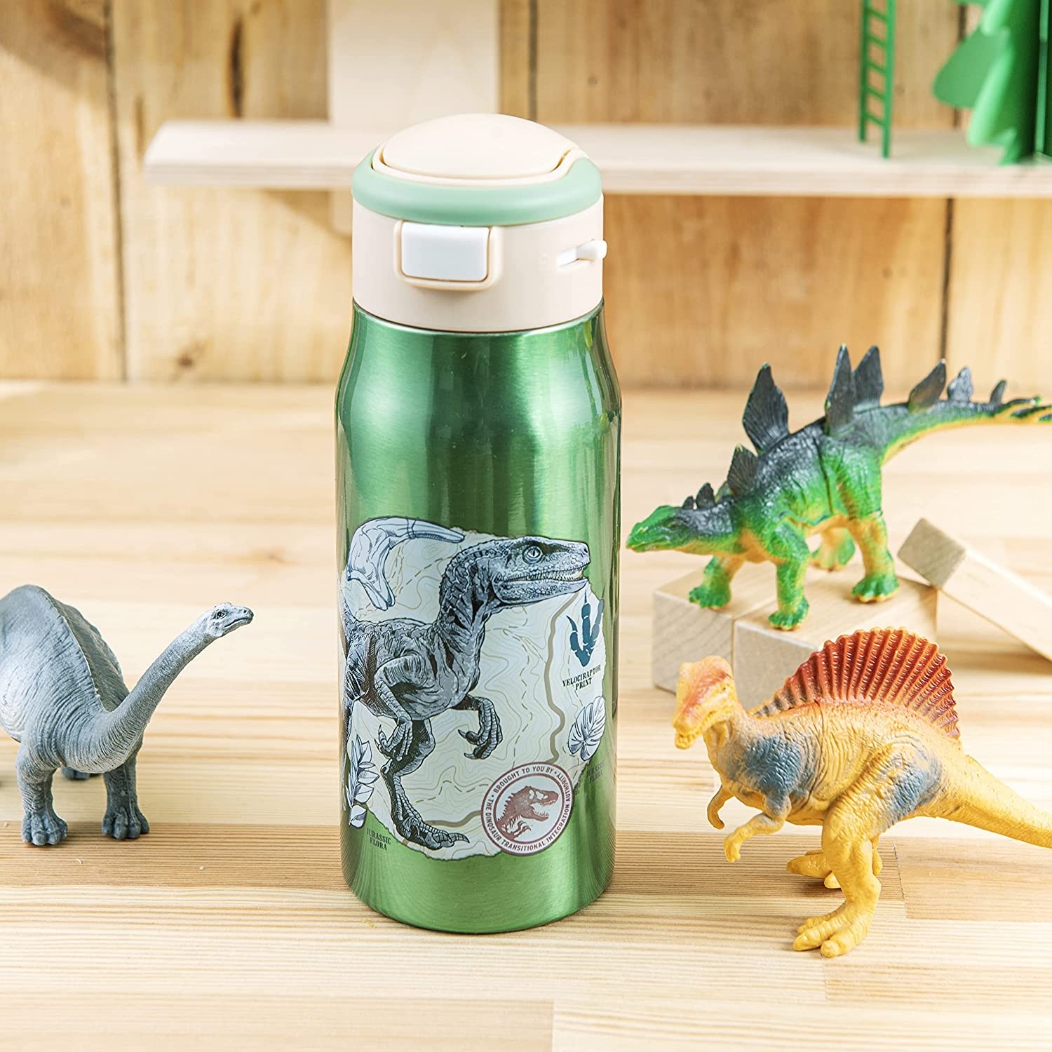 กระติกน้ำสเตนเลสรักษาอุณหภูมิ Zak! T-Rex Mesa Vacuum Insulated Stainless Steel 13.5 Oz Bottle