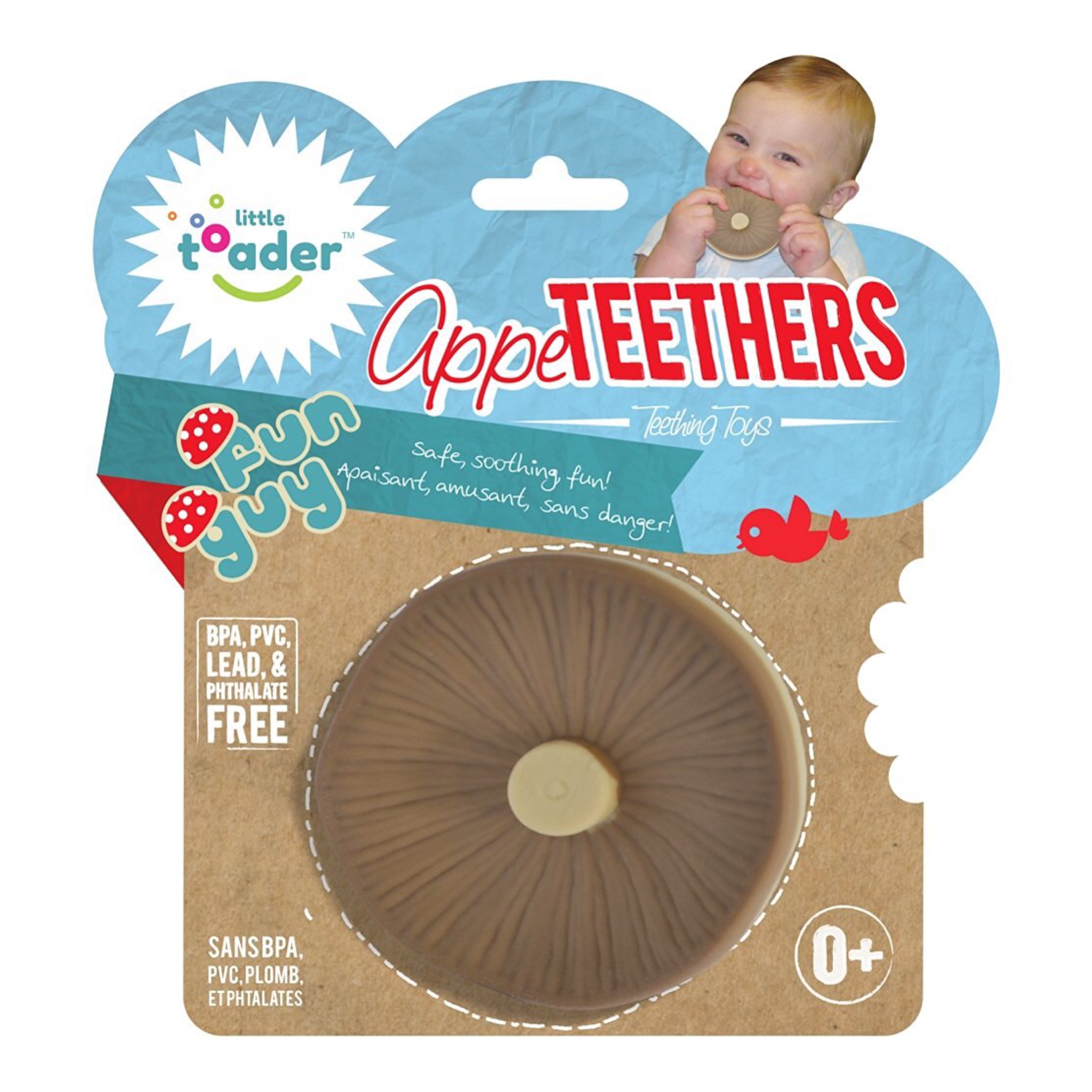 ยางกัดรูปทรงสุดฮา Little Toader Appe Teethers Teething Toys (Fun Guy)