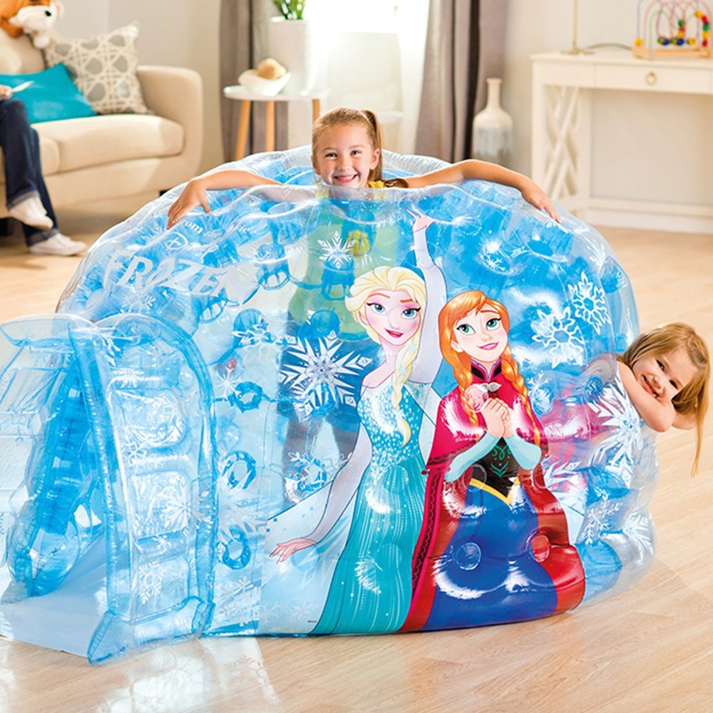 บ้านน้ำแข็งเป่าลมพร้อมลูกบอลสุดน่ารัก Intex Disney Frozen Igloo Playhouse