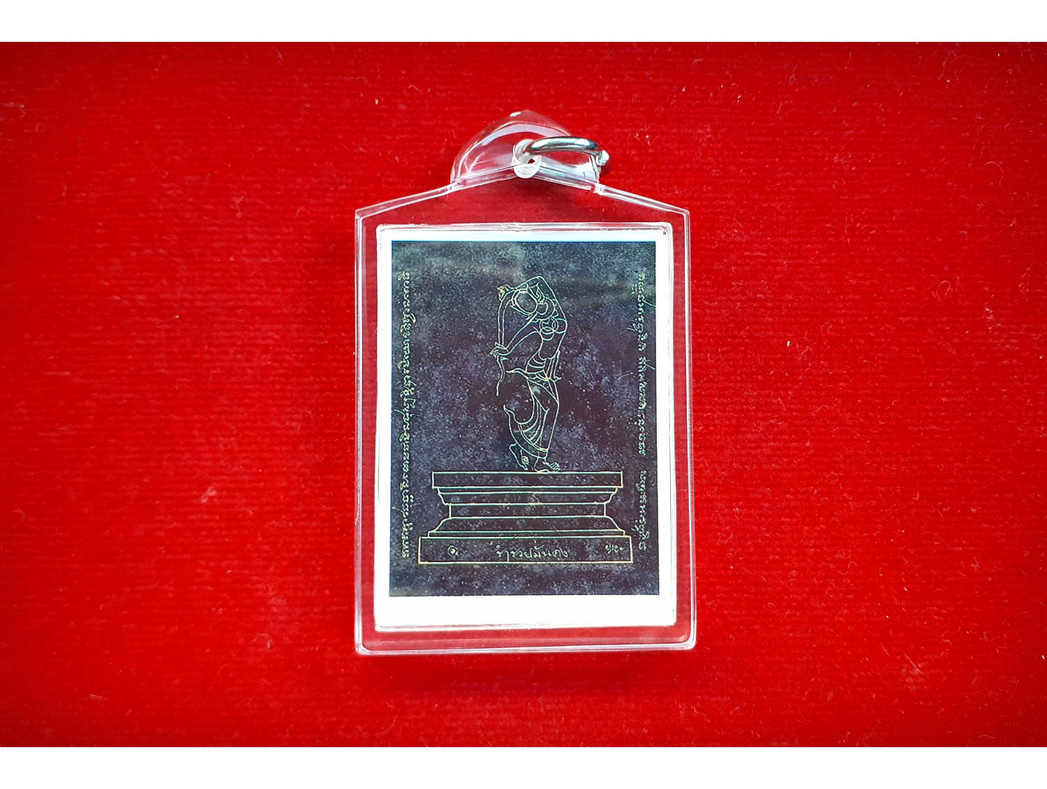 รูปย่านาค(เทพธิดานาคกัญญา) หลังพระแม่ธรณี ขนาดห้อยคอ #รับประกันแท้ #พร้อมเลี่ยม