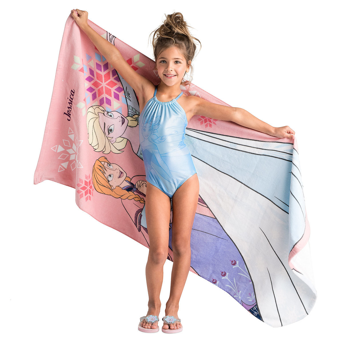 ชุดว่ายน้ำสำหรับเด็ก Disney Swimsuit for Girls (Elsa)