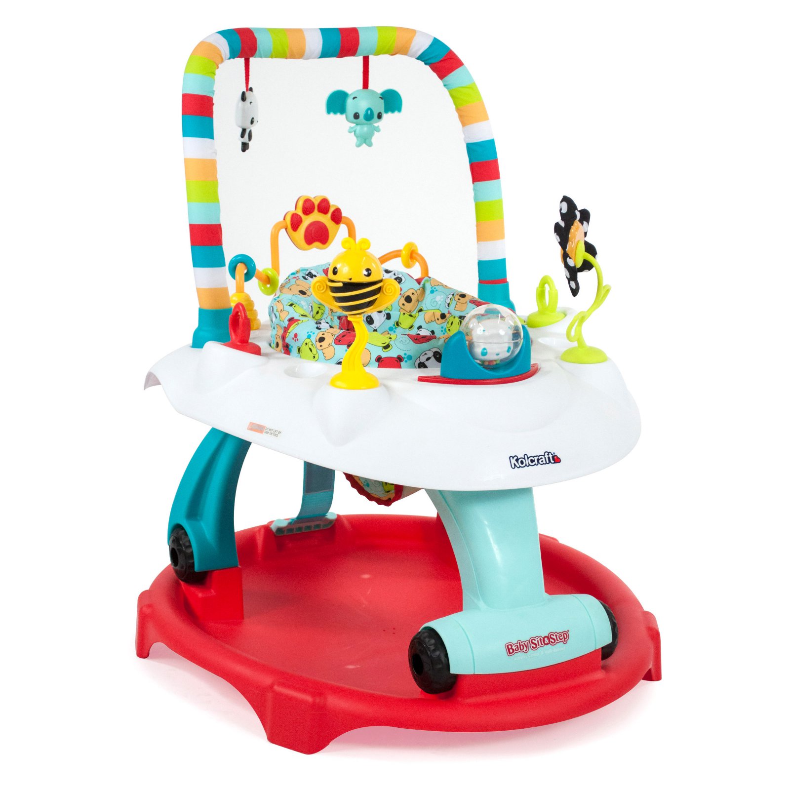 โต๊ะกิจกรรมเสริมพัฒนาการ Kolcraft Baby Sit & Step 2-in-1 Acitivity Center - Bear Hugs (Blue)