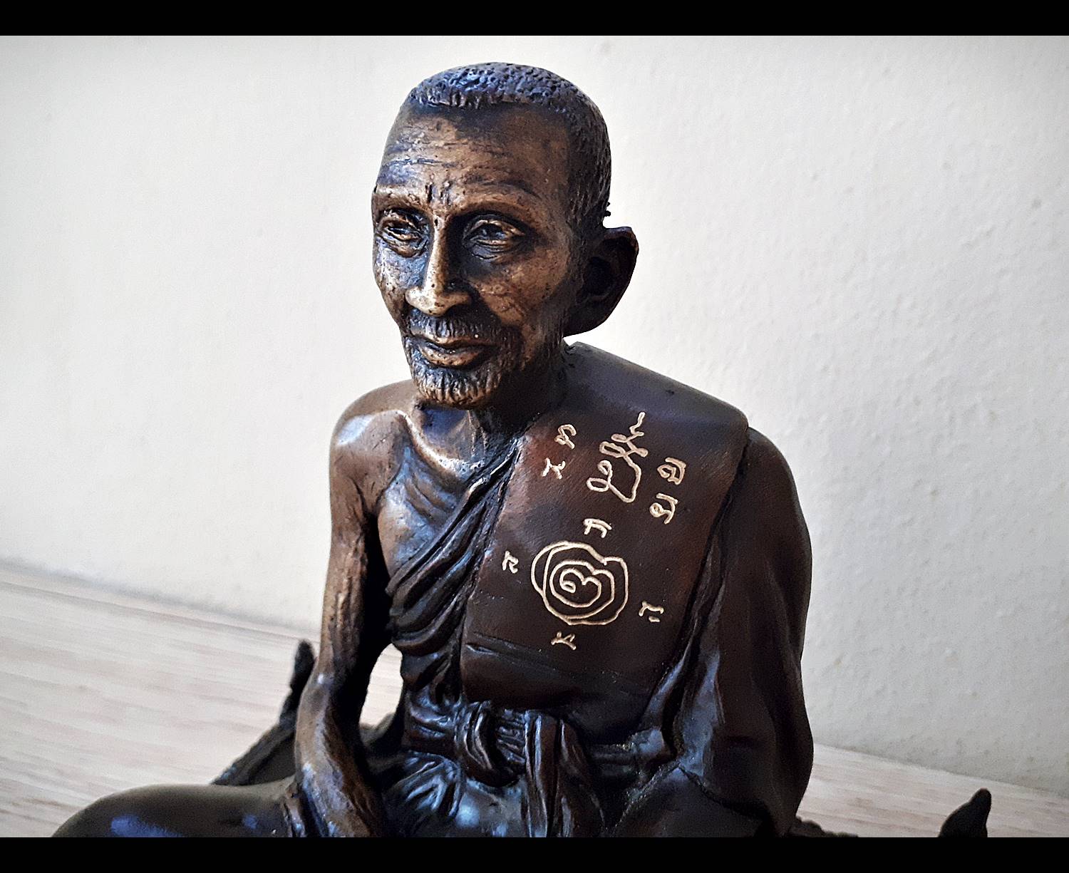 รูปหล่อ หลวงปู่ศุข วัดปากคลองมะข่ามเฒ่า ชัยนาท หน้าตัก5นิ้ว เนื้อทองเหลืองโลหะ