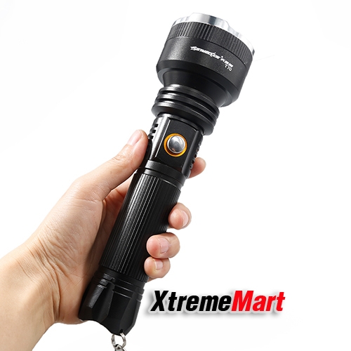 ไฟฉาย Sky-Wolf Waterproof 8000LM XML T6 LED 3 Modes Flashlight Rechargeable 18650 Torch Lamp
