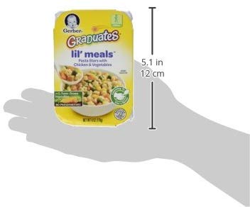 อาหารพร้อมทานสำหรับเด็ก Gerber lil' meals Pasta Stars with Chicken & Vegetables