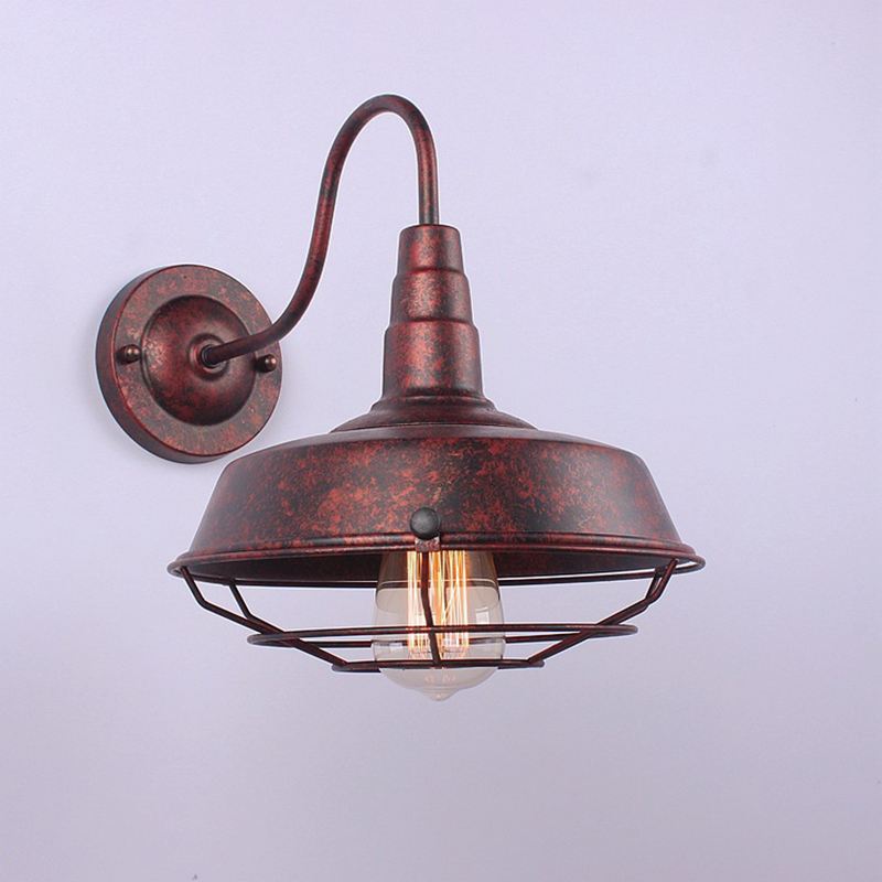 โคมไฟติดผนังสไตล์วินเทจแบบมีตะแกรง [W0301]