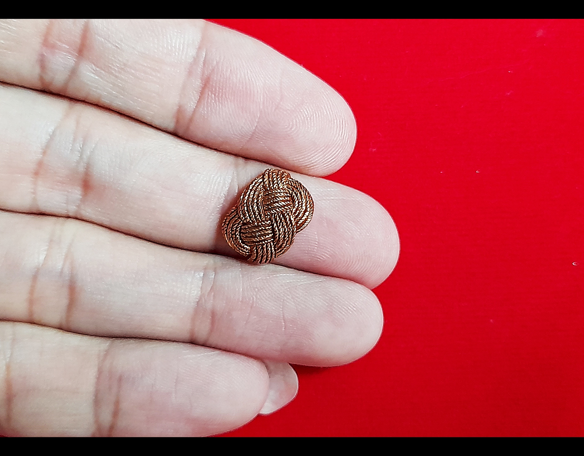 บ่วงบาศ(เชือก ผ้าพันคอ) ท้าวอาฬวกยักษ์ (ขนาดเล็กพกพา หัวแหวน) บูชาไหว้ครู ปี2563 - #รับประกันแท้ - หลวงพี่เก่ง วัดท่าเสา