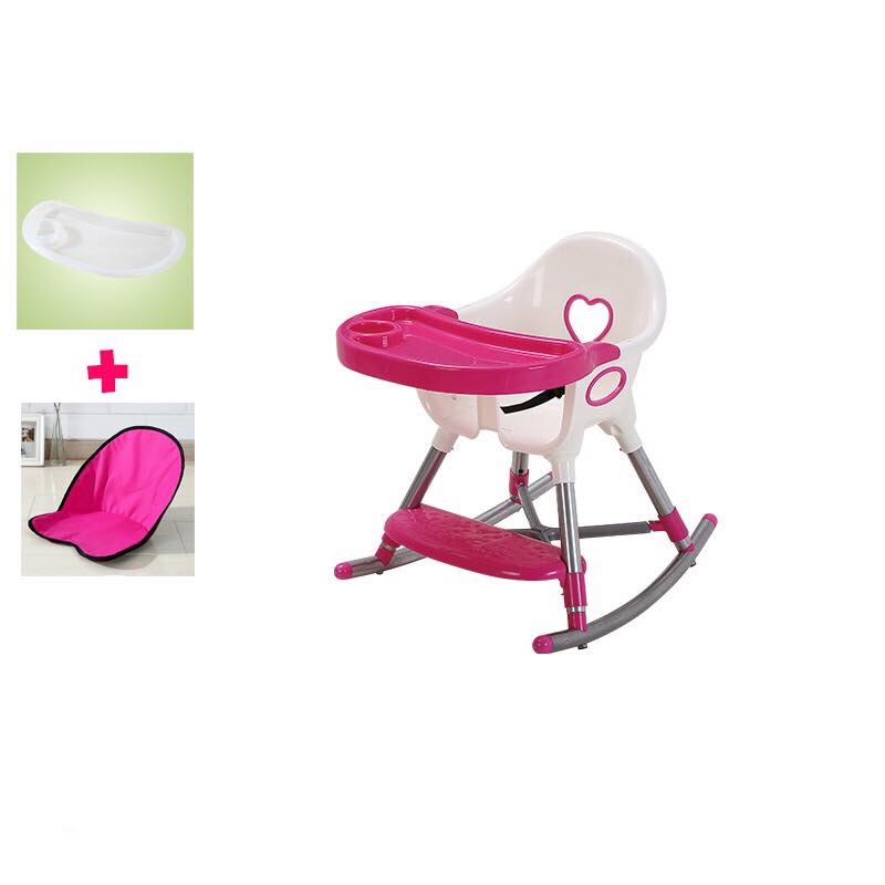 เก้าอี้รับประทานอาหารทรงสูงปรับระดับได้ 3-in-1 Adjustable High Chair for Children