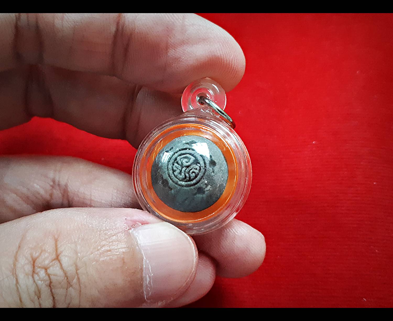 ลูกอม (ยันต์9 ยันต์เก้า ดึงดูดสิ่งดีๆ) (พร้อมเลี่ยม) หลวงพ่อจำเนียร วัดเขาหลาว