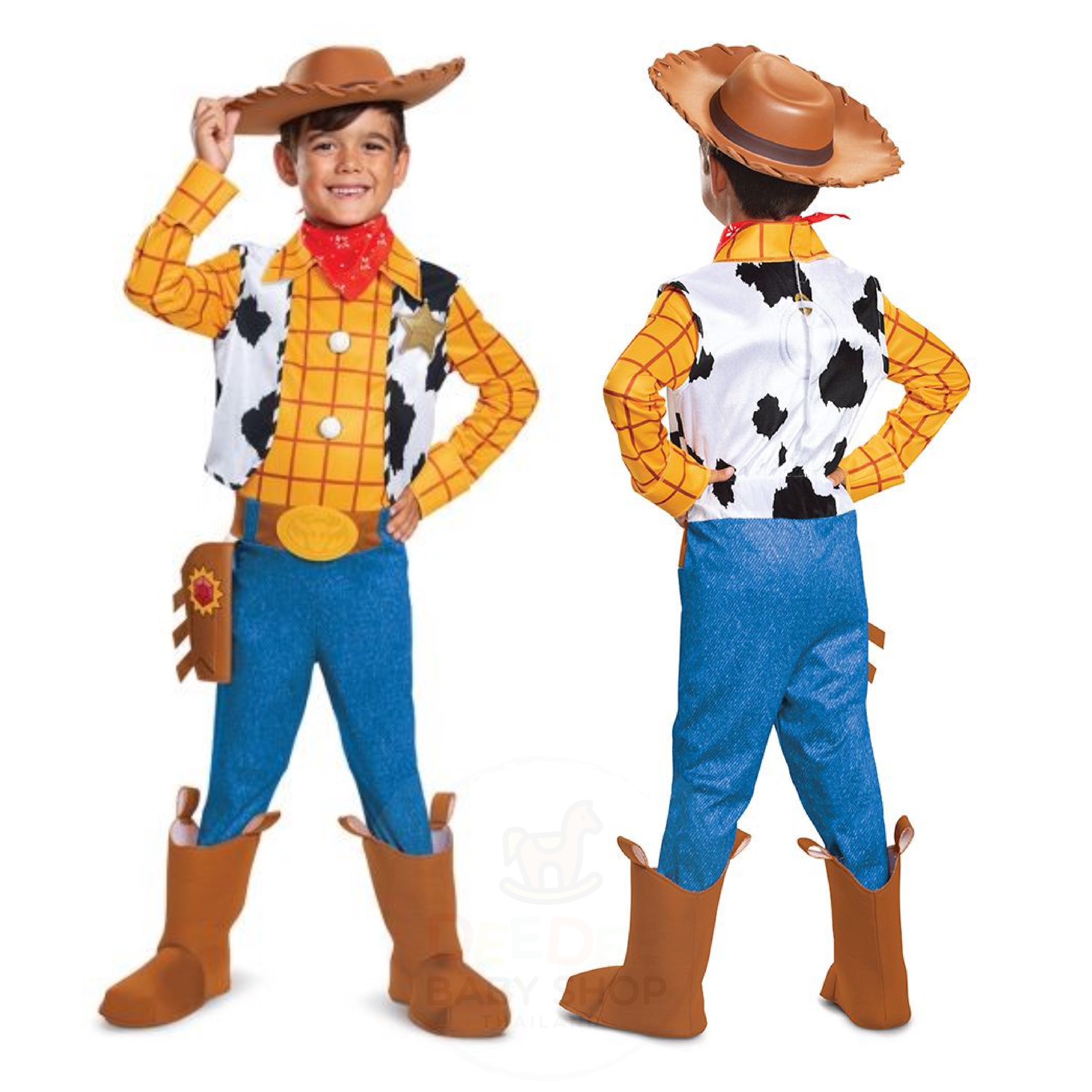 ชุดแฟนซีคอสตูมสำหรับเด็ก Disguise Toy Story Woody Deluxe Costume for Kids