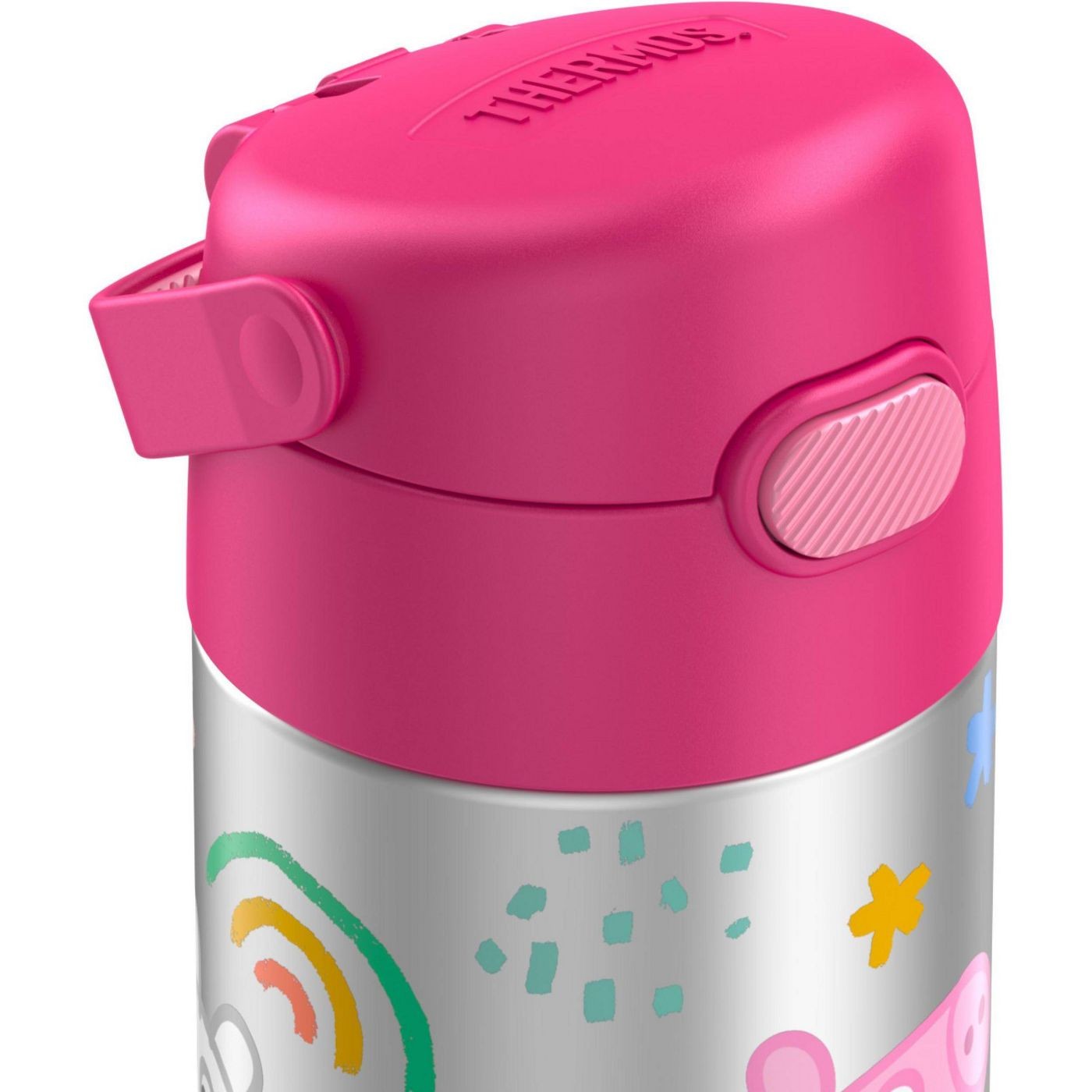กระติกน้ำสเตนเลสรักษาอุณหภูมิ Thermos Peppa Pig FUNtainer Vacuum Insulated Stainless Steel Bottle 12OZ with Bali Handle