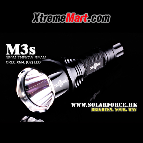 ชุดหัว Solarforce M3s Single Mode XM-L Cree U2 Turbo Head Assembly for Solarforce L2 Series & Surefire 6P, 9P, G2