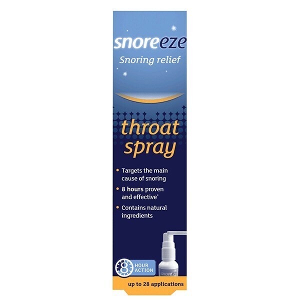 สเปรย์บรรเทาอาการนอนกรน SNOREEZE Anti-Snoring Throat Spray (14 ml)