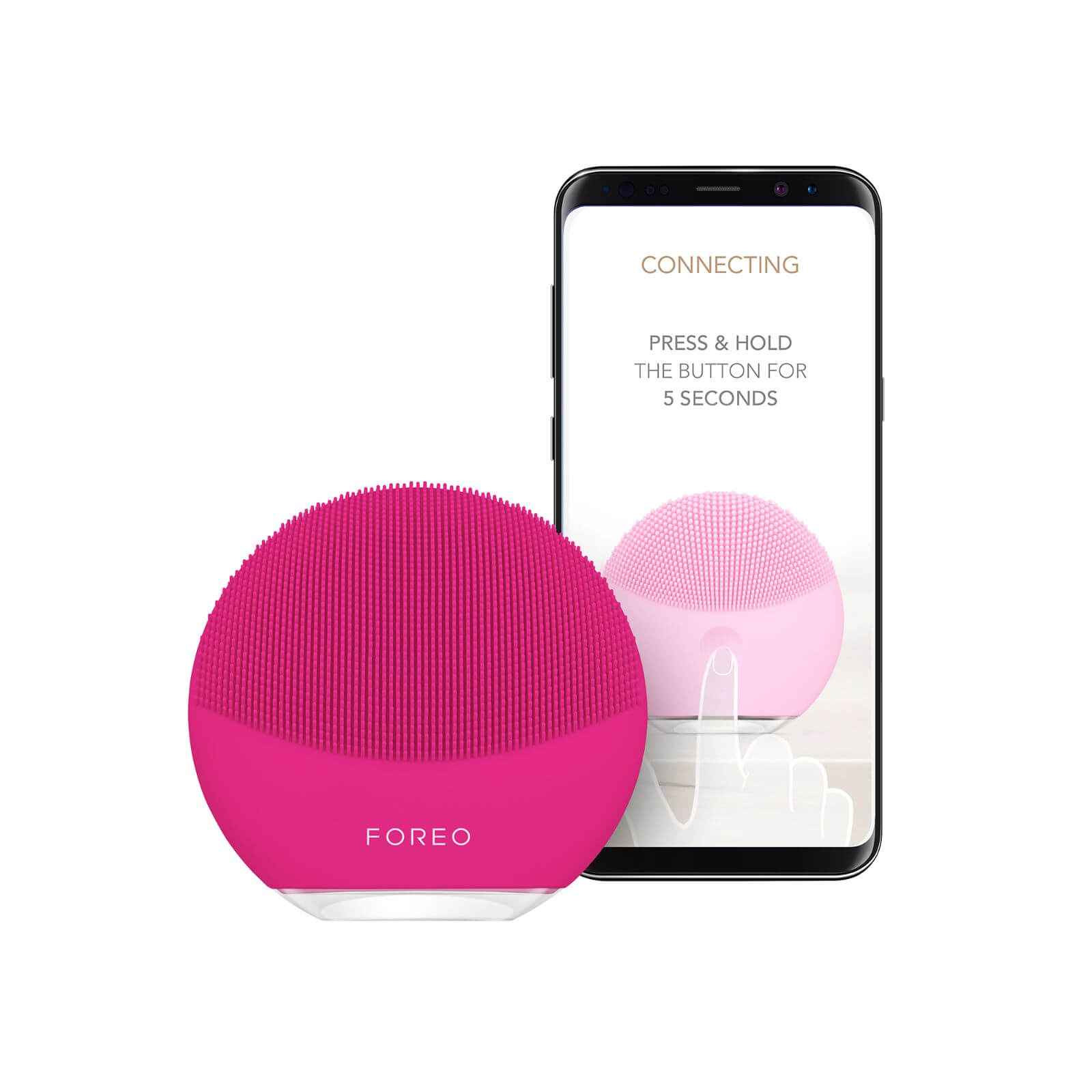 Foreo Luna Mini 3 สี Fuchasia เครื่องล้างหน้าสุดฮิต ทำความสะอาดสิ่งสกปรกได้ 99.5% พกพาสะดวก ขนซิลิโคนคือนุ่ม และไม่สะสมเชื้อแบคทีเรีย เชื้อรา ชาร์ตแบตทีใช้ได้หลายเดือน พกไปได้ทุกที่ ตอนนี้วี่ติดมากค่ะ ต้องใช้ทุกวัน