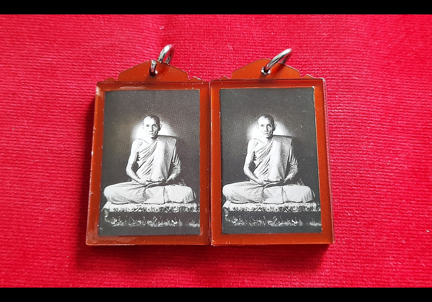 รูป หลวงพ่อกวย วัดโฆสิตาราม หลังยันต์ดวงแก้วพระสีวลี ปี2562 (ขนาดห้อยคอเลี่ยมกันน้ำ) (เลี่ยมสภาพเดิม ออกวัดโฆสิตามราม) (#รับประกันแท้)