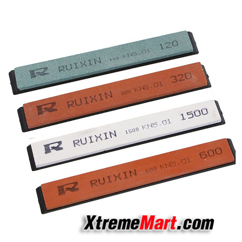 ชุดหินลับมีด Professional Knife Sharpener Sharpening Stones Replacement Set w Base (4 ชิ้น)