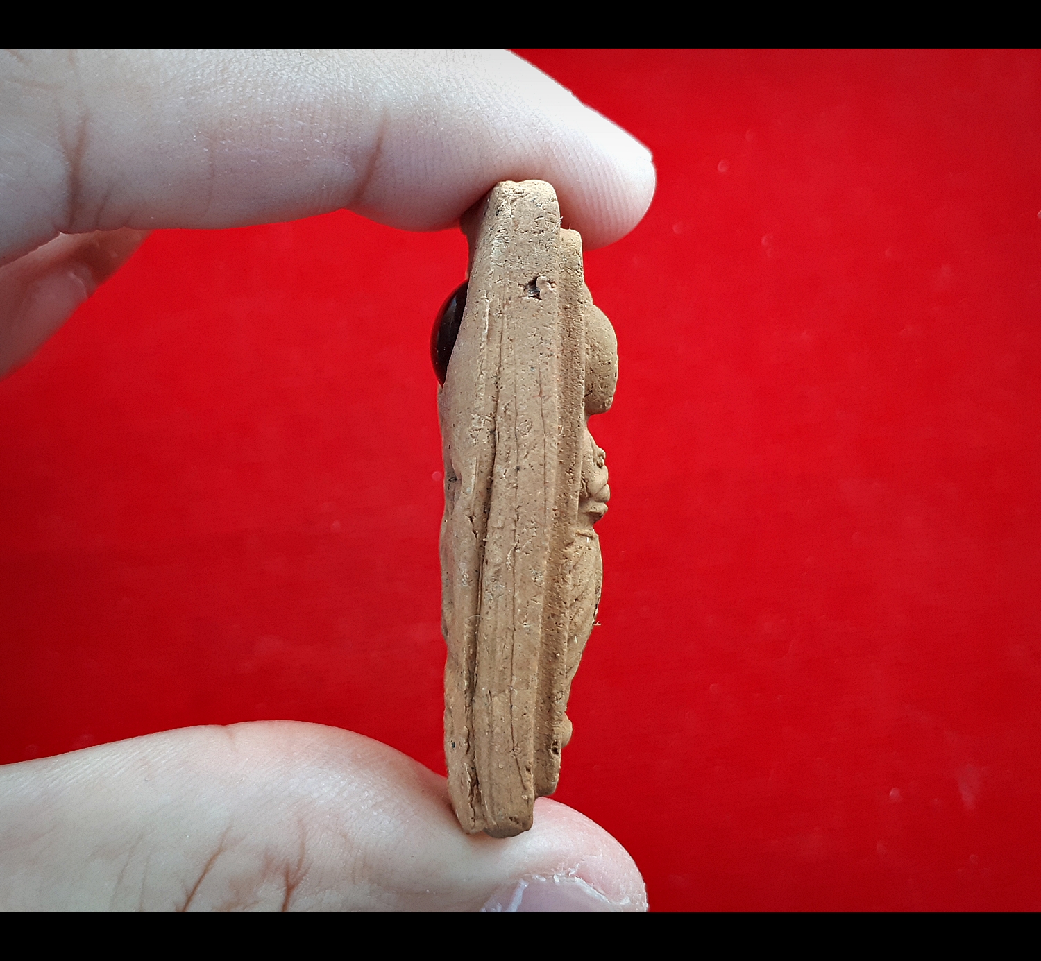 กุมารทอง สมปราถนา ปี2560 เนื้อผงรวมมวลสาร ฝั่งลูกแก้ว - หลวงพ่อหนุน วัดพุทธโมกข์