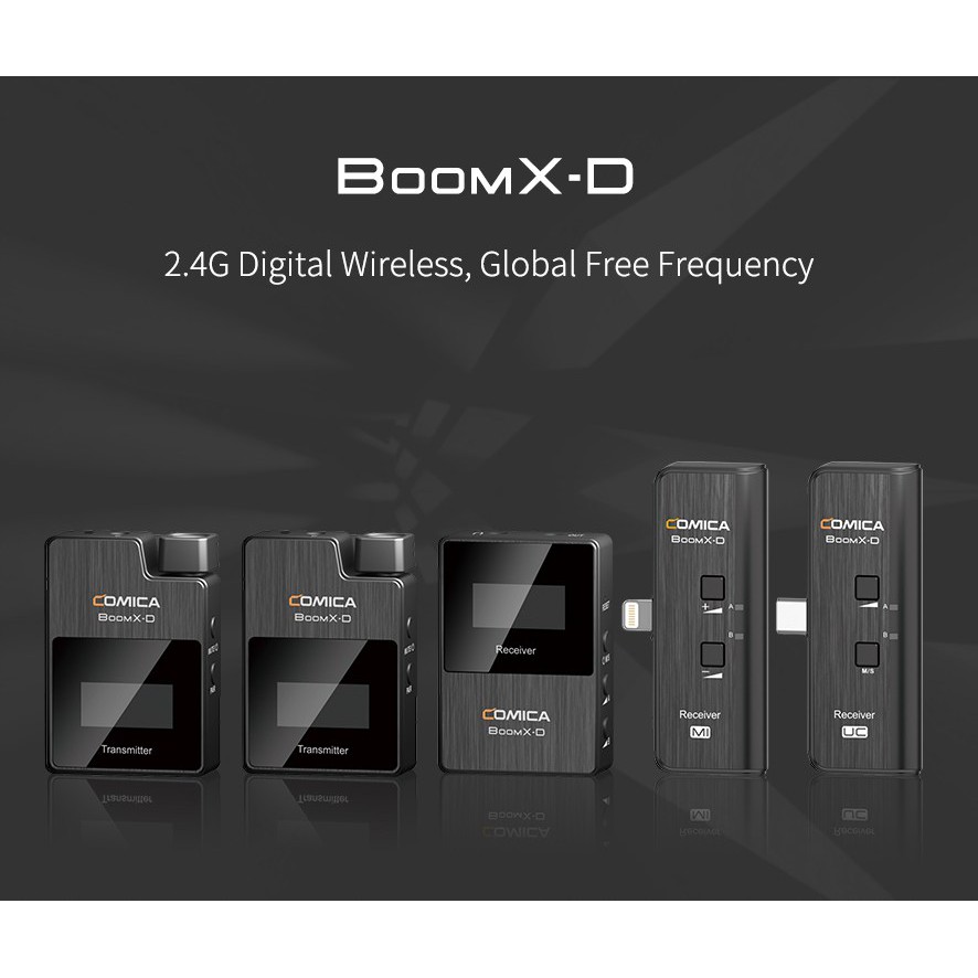 โปร Comica Audio BOOMX-D D2 Microphone ไมโครโฟนติดกล้อง youtuber vlog รับประกันศูนย์ARC