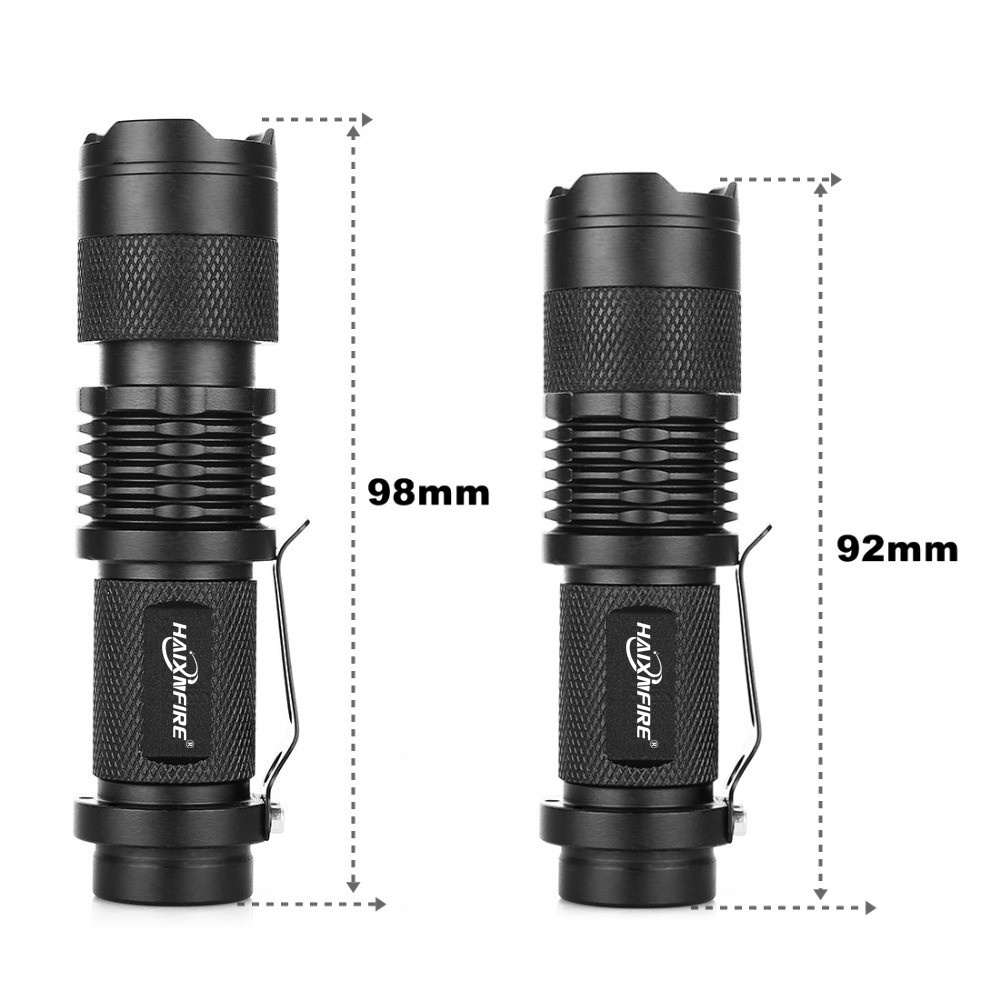 ไฟฉาย mini UV Haixnfire รุ่น SK68 UV 395nm flashlight ซูมได้