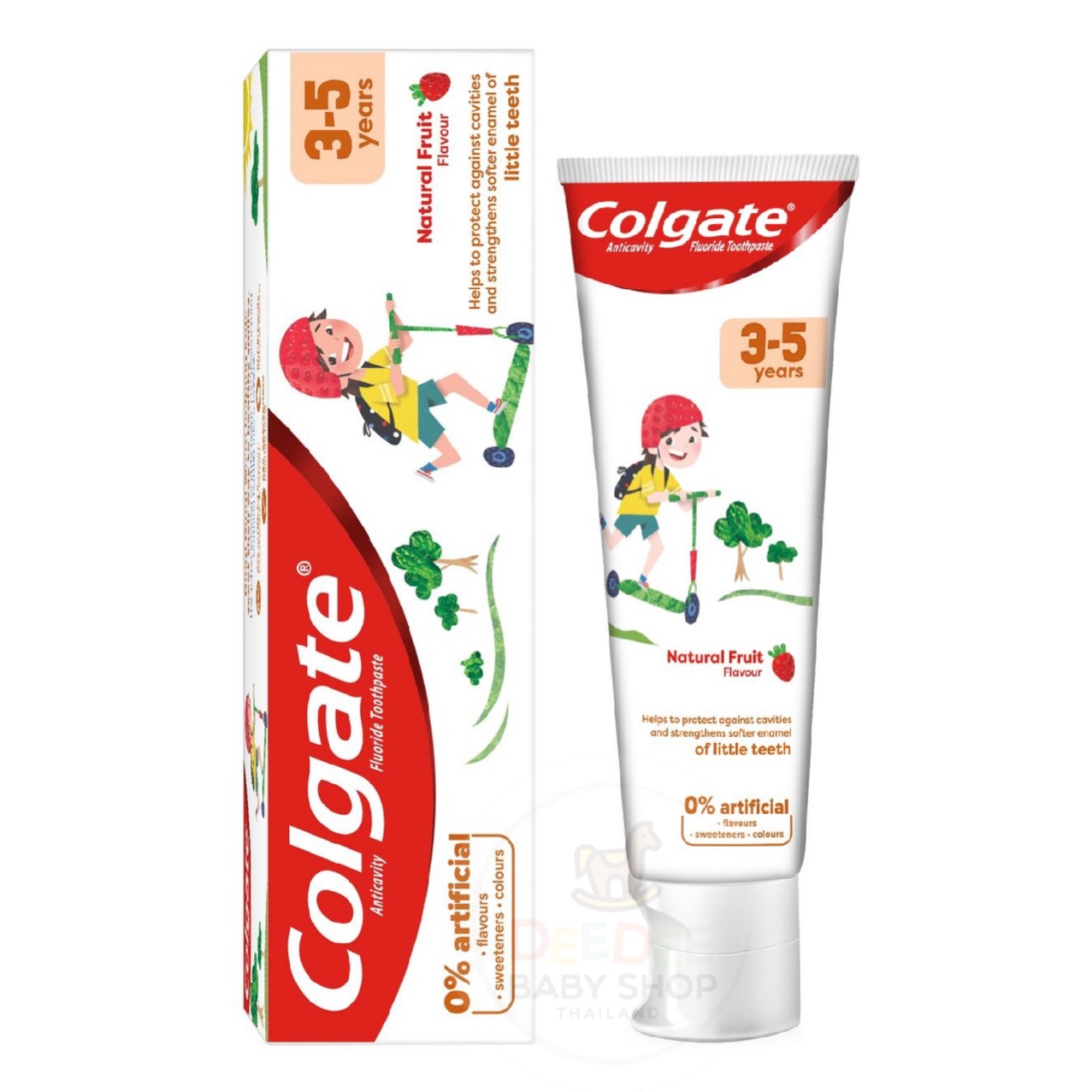 ยาสีฟันผสมฟลูออไรด์สำหรับเด็กเล็ก Colgate Kids Toothpaste 3-5 Years
