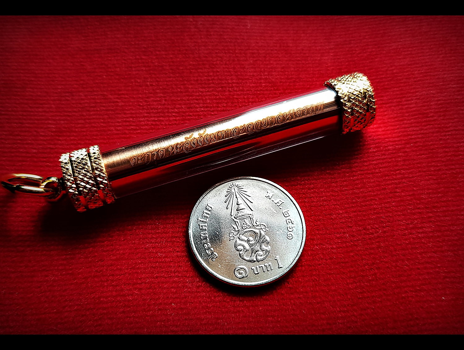 ตะกรุดนะจังงังมหาละลวยกลืนไตรภพ เนื้อทองแดง ปี2563 #รับประกันแท้