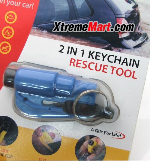 พวงกุญแจฉุกเฉิน ResQme พวงกุญแจยิงกระจก และตัดสายเบลธ์ OEM (กรุณาระบุสี)