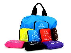 กระเป๋าชอปปิ้ง พับได้ ถุงผ้าพับได้ ถุงผ้าร่ม พับได้ สกรีนโลโก้ได้ Foldable Bag