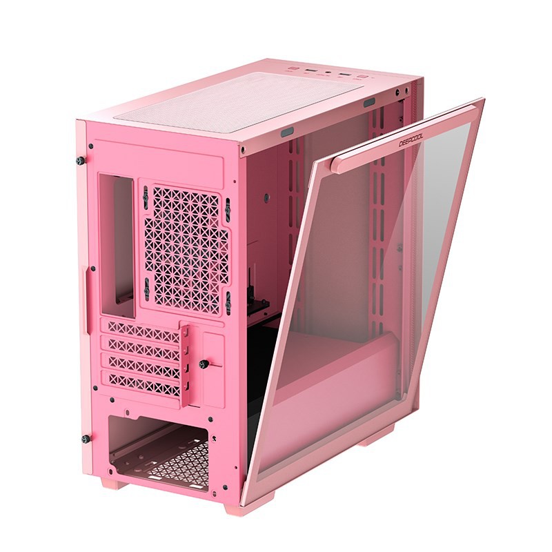 DEEPCOOL MACUBE 110 Black Micro ATX Case with Full-Size Magnetic Tempered Glass #เคสคอมพิวเตอร์
