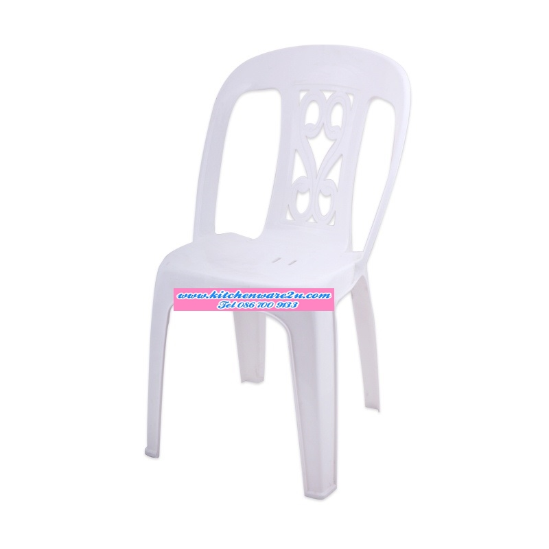 P08196 เก้าอี้พนักพิง ทิวลิป (44 x 46 x 84.5 cm) เกรดเอ FT241T (ราคาส่งต่อ 12 ใบ:เฉลี่ย 190 บ/ตัว)