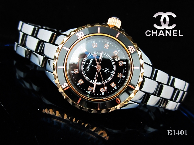 นาฬิกา Chanel J12 Black Diamonds Cerami เกรด Mirror สายเซรามิคแท้ 100% สไตล์หรู