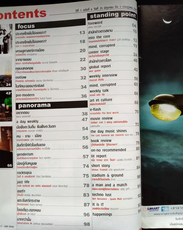 a day weekly ฉบับที่ 6