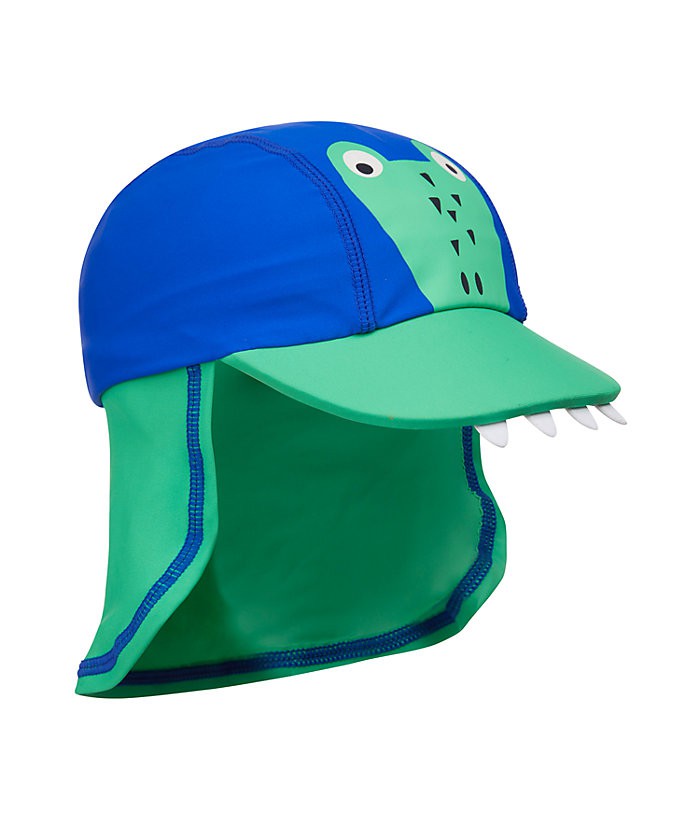 หมวกแก็ปพร้อมผ้ากันแดดสำหรับเด็ก mothercare Crocodile Sun Protection Keppi Hat