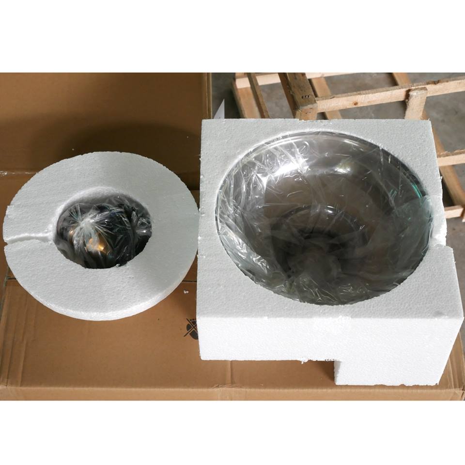 โคมไฟห้อยเพดาน Loft แก้ว Smoke Gray 28CM