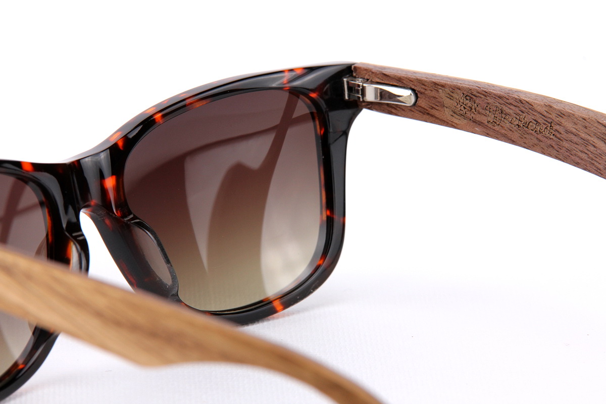แว่นกันแดดขาไม้ Weekend Duet Collection New York Havana (Light)