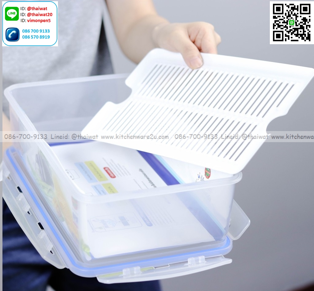 P04844 กล่อง Superlock ขนาด (18*31*9 cm) No.5014 ราคาขายส่งต่อ 1 โหล : 12 ใบ: เฉลี่ย 85 บต่อใบ