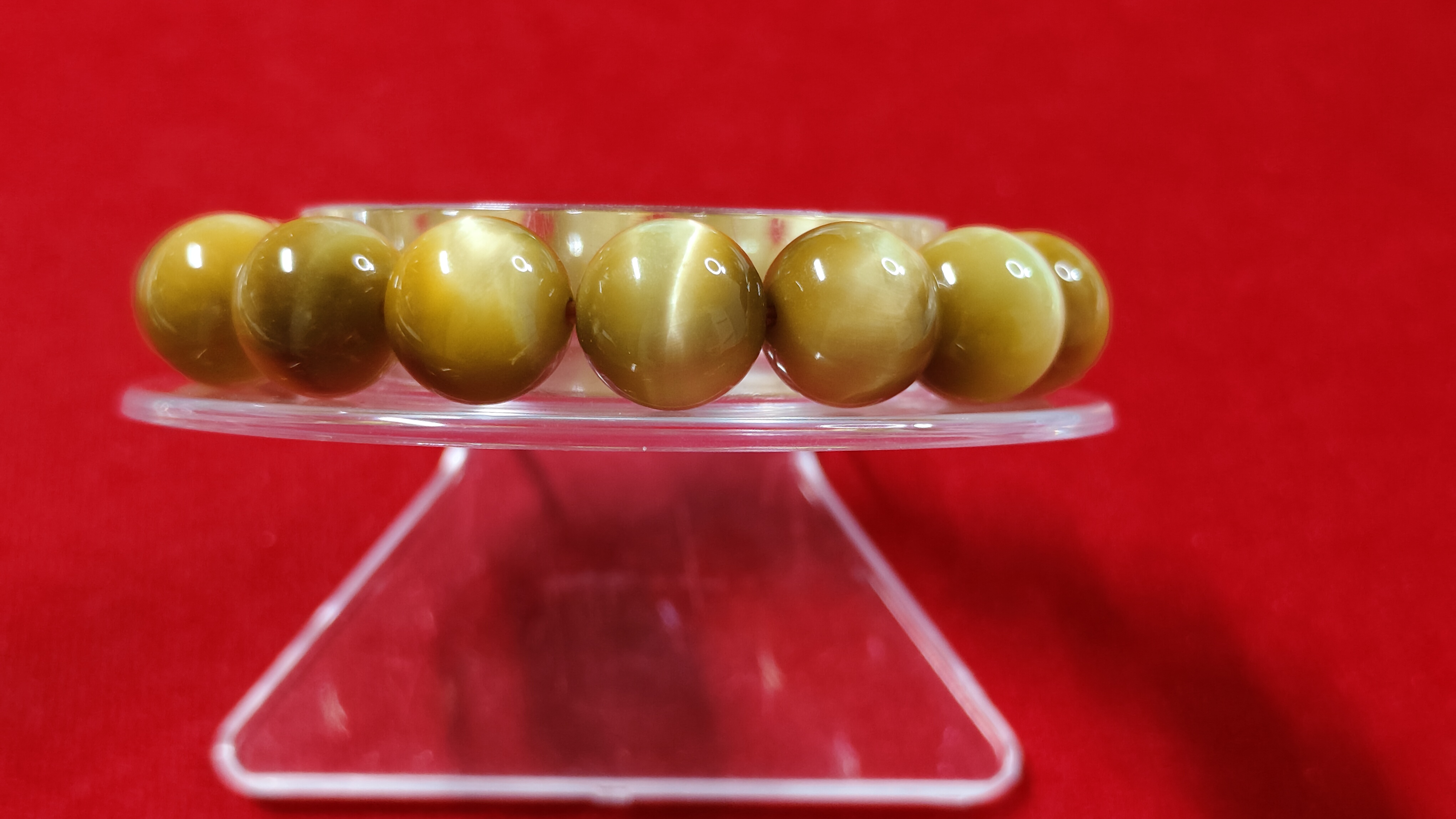 #ข้อมือหินแคตส์ อาย( cat eye)รหัสbh-0044