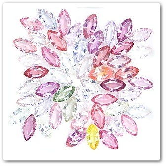 Fancy Marquise Sapphire แฟนซีมาคี 6x3 มิล จัดเซ็ท 50 เม็ด หนัก 13.49 กะรัต Multi Colour หลากหลายสีผสมกัน ตามภาพ เนื้อดี ใสสะอาดไม่มีตำหนิ