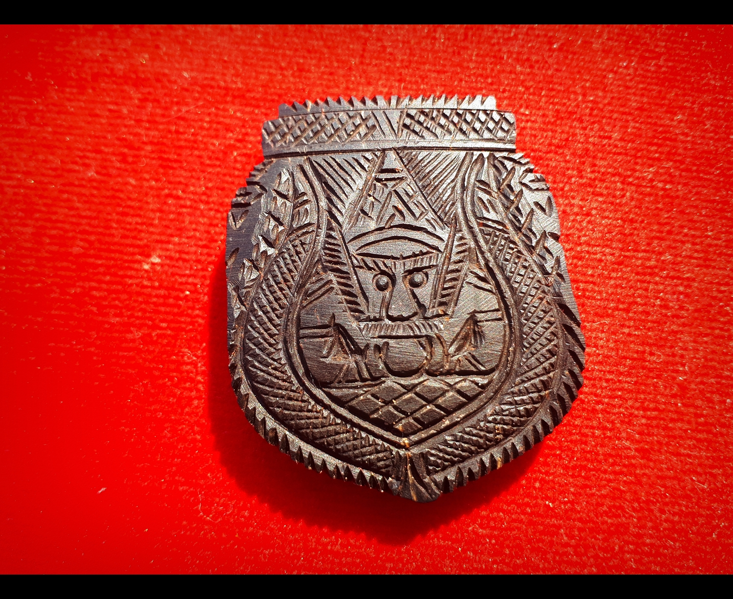 ราหู กะลาตาเดียวแกะ (พิมพ์ใหญ่) (พลิกชีวิตหนุนเสริมค้ำดวงชะตา ตัดเคราะห์ กลับร้ายกลายเป็นดี) ปี2561 - หลวงพี่เก่ง วัดท่าเสา