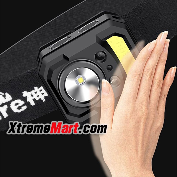 ไฟฉายคาดหัว Supfire HL19 LED XG2 + COB พร้อมระบบ Sensor มือโบกเปิด-ปิด