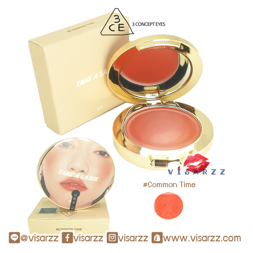 Exp 05/22 (# Common Time) 3CE Multi Pot คอลเลกชั่นใหม่ Take a Layer Collection ครีมบรัช 3in1 ทาได้ทั้งตา ปาก และแก้ม ให้ผิวดูเปล่งปลั่งสดใส ติดทนทั้งวัน พกตลับเดียวเกิดค่ะ
