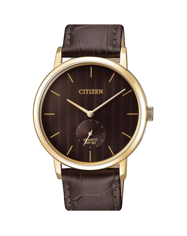 Citizen Analog Brown Dial Men's Watch - BE9173-07X