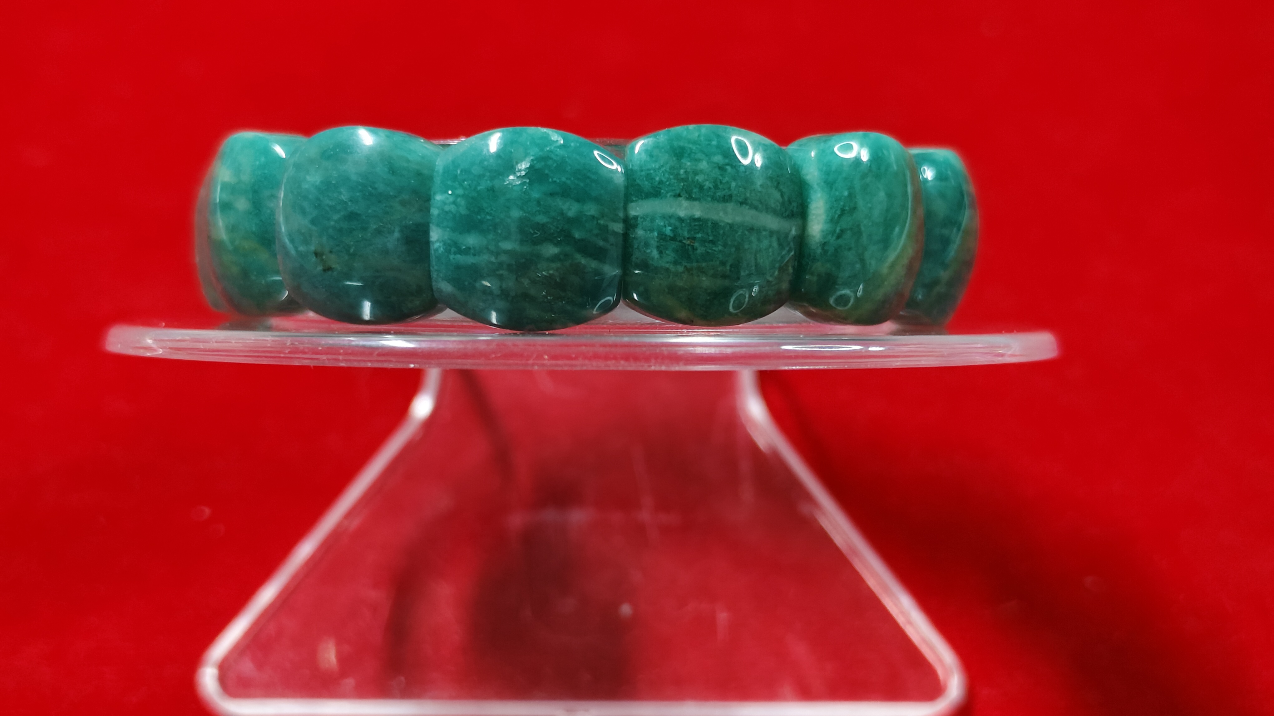 #ข้อมือหินอมาโซไนต์รหัสbh-0039