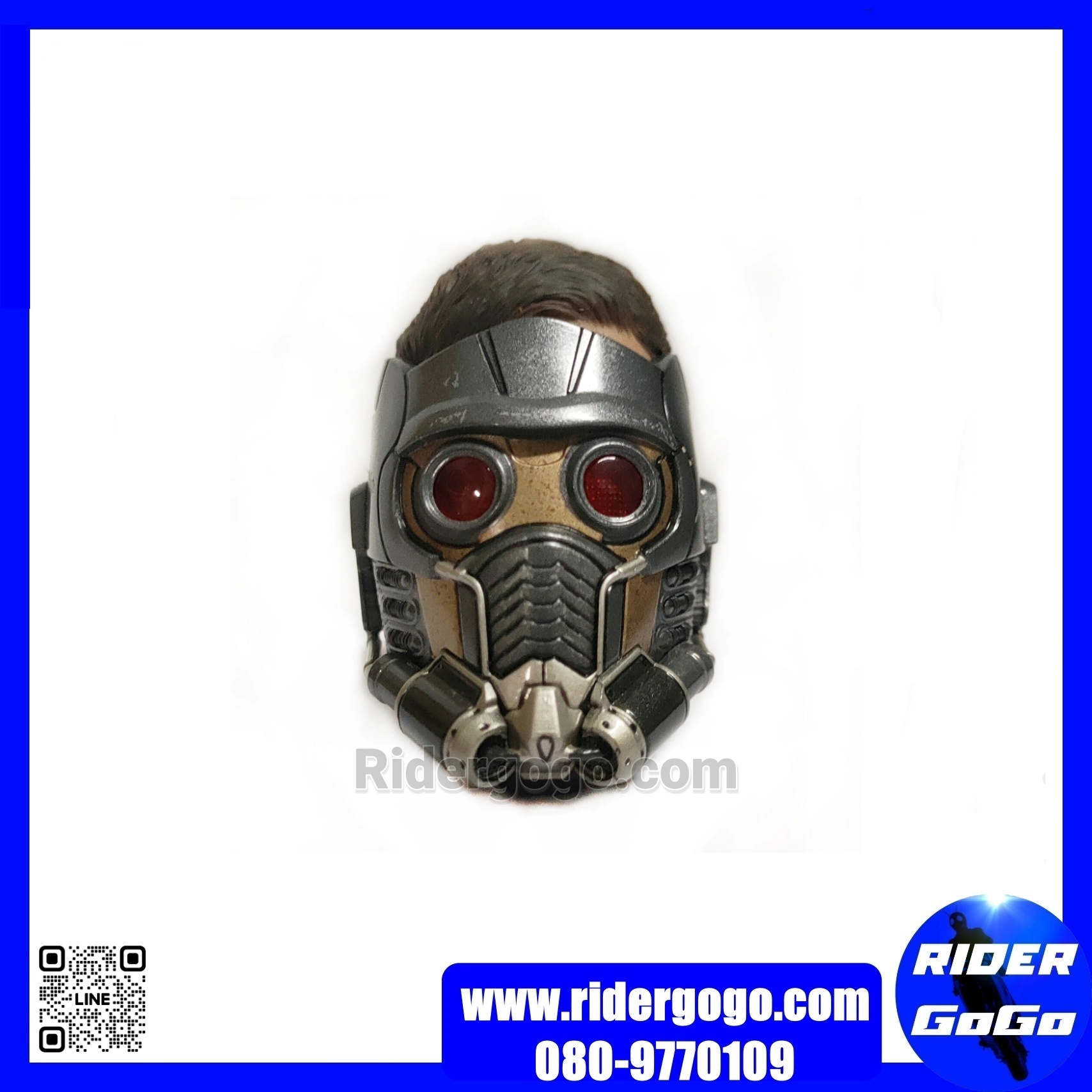 หัวโมเดล ฮอททอยส์ สตาร์ลอร์ด ภาค1 Hot toys Guardians of the Galaxy Star Lord 1/6 Head Sculpt ของแท้