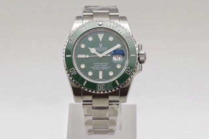 นาฬิกา Rolex Submariner Swiss Grade Green งาน Factory Noob V.7 เครื่อง ETA2824