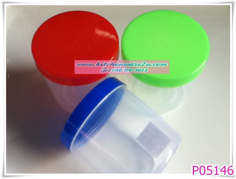 P05146 ขวดโหลกลม ฝาหมุน (9*9*9.5 cm) no.082-4 ราคาส่งต่อ 1โหล : 12 ใบ