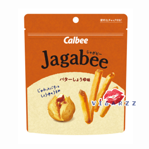 Exp.02/25 (ซอง สีน้ำตาล 38g รสโชยุ) Calbee Jagabee Jagarico จากาบี้ คาลบี้ จาการิโกะแบบถ้วย ขนมญี่ปุ่นมันฝรั่งแท่งอบกรอบสุดฮิตจากญี่ปุ่น กรอบ อร่อย