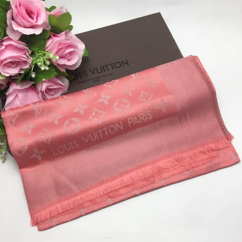 ผ้าพันคอ l ผ้าคลุมไหล่ l silk สีโอลโรส