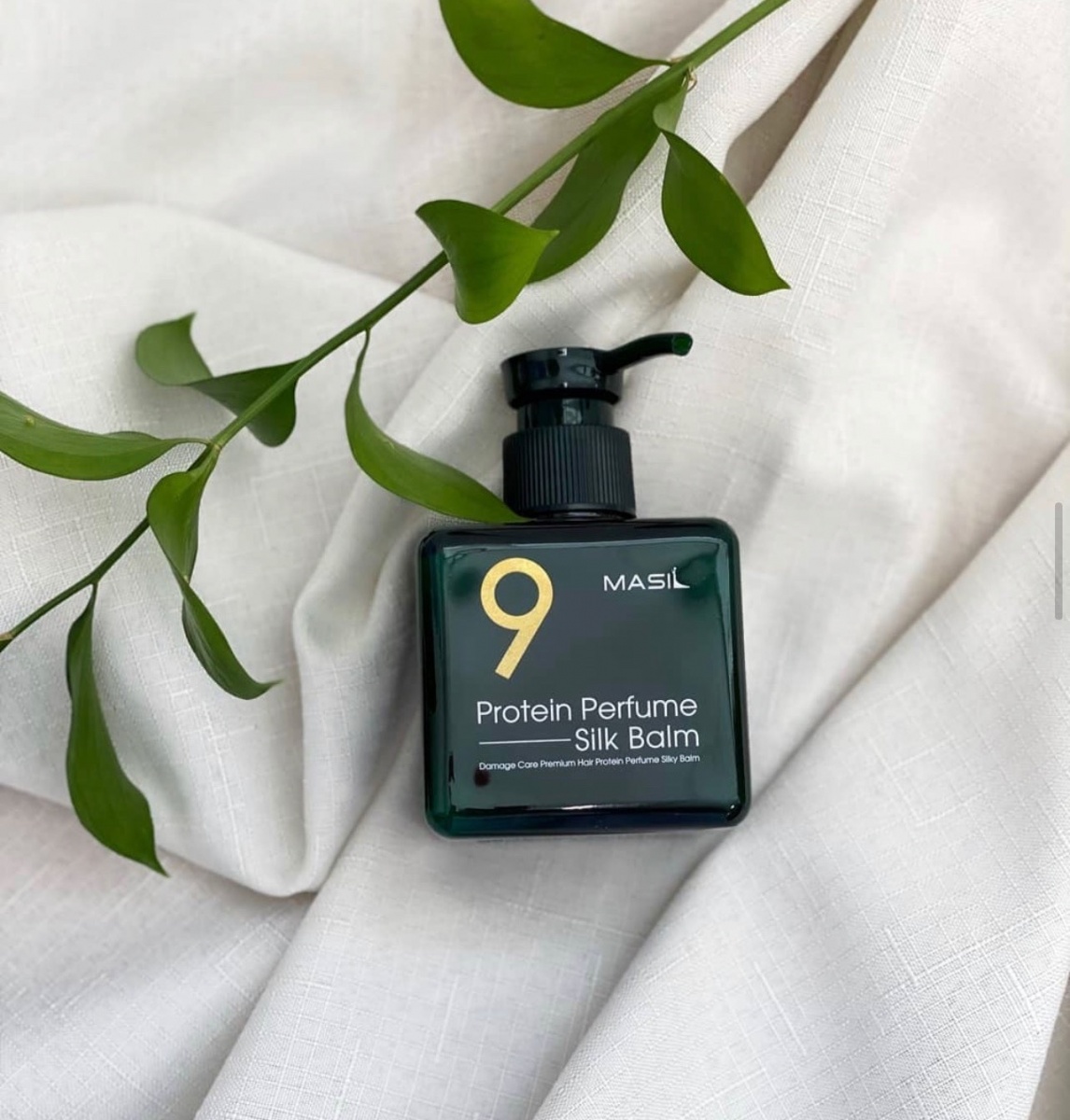 (กล่องเขียว Original) Masil 9 Protien Perfume Silk Balm 180mL บาล์มฟื้นบำรุงและปกป้องผมจากความร้อนในหนึ่งเดียว อุดมด้วยโปรตีน 9 ชนิด กลิ่นหอม ใช้ง่าย ไม่ต้องล้างออก